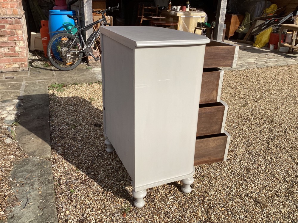 Antique painted French Empire style chest of drawers  View VII
