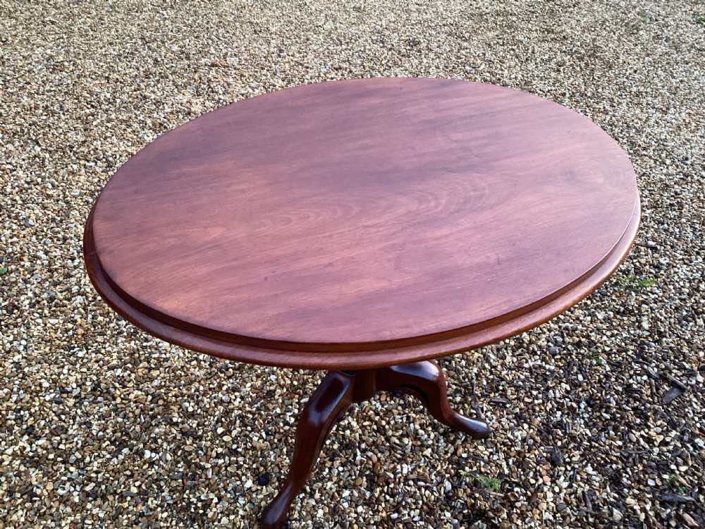 Victorian mahogany tilt top breakfast table View II