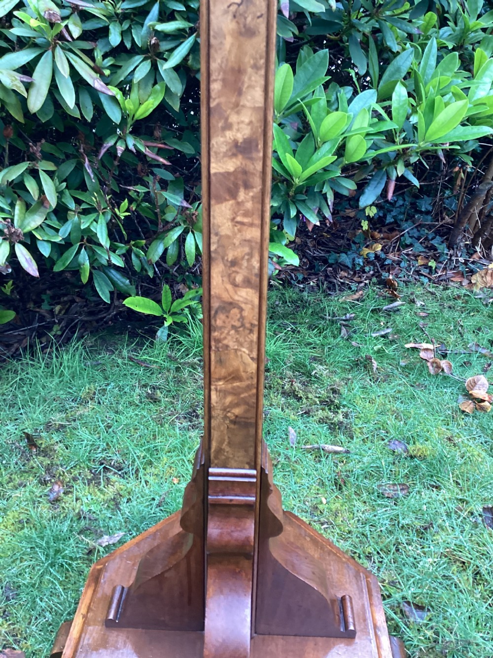 Antique Art Deco Walnut standard lamp View II