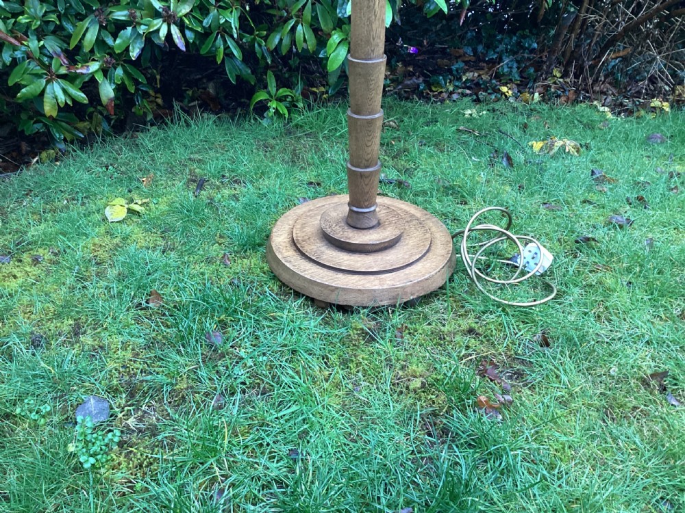 Art Deco oak standard lamp View VII