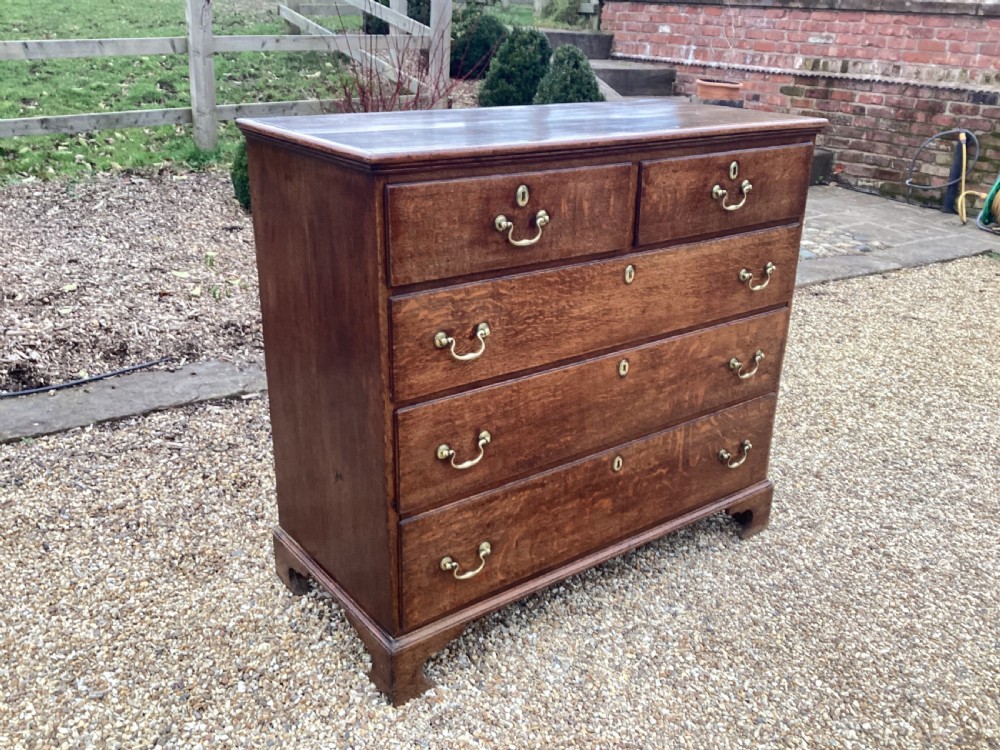 Antique Georgian oak chest of drawers View IV
