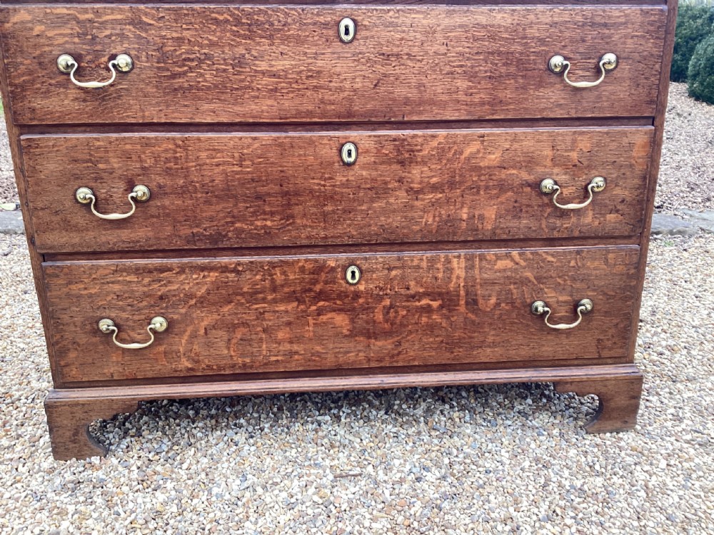 Antique Georgian oak chest of drawers View V
