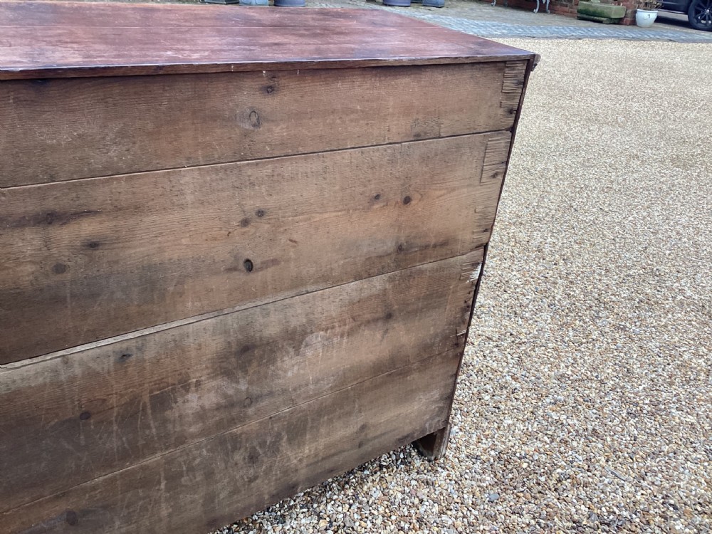 Antique Georgian oak chest of drawers View VII