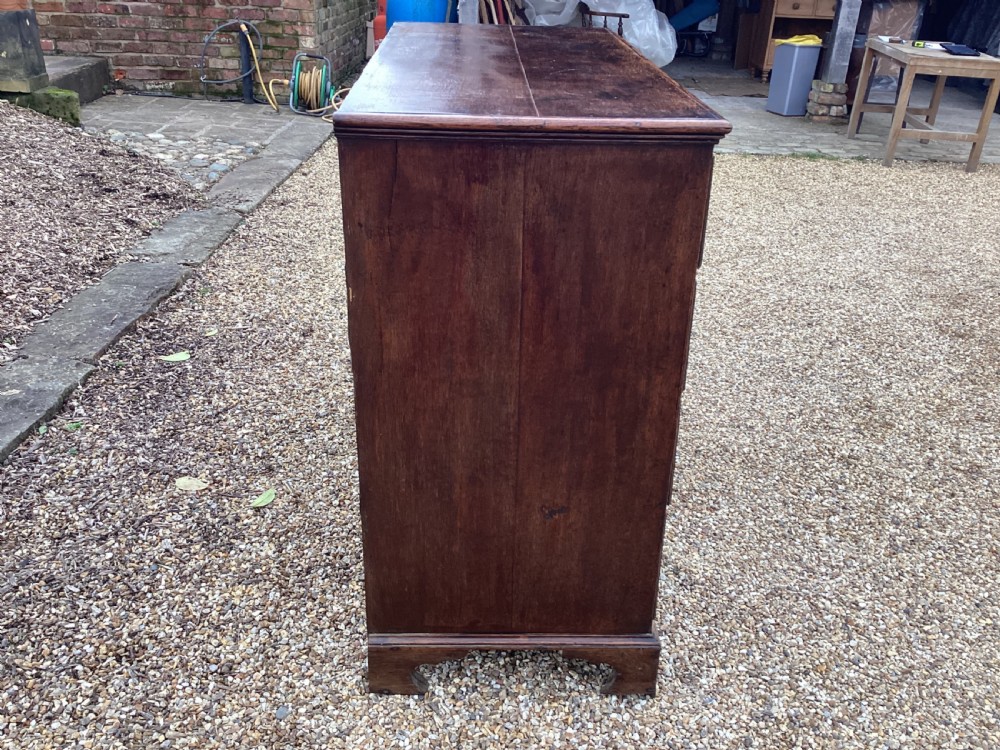 Antique Georgian oak chest of drawers View X