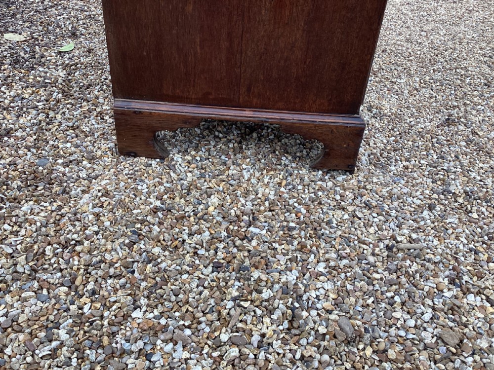 Antique Georgian oak chest of drawers View XV