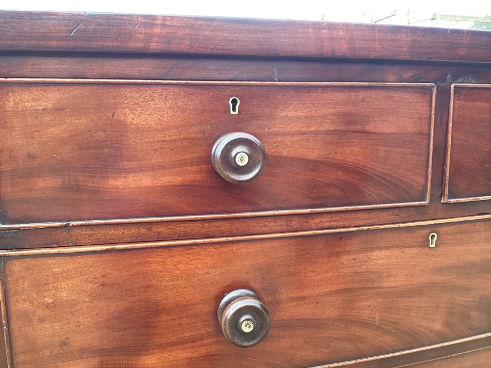 Antique Victorian mahogany chest of drawers View III