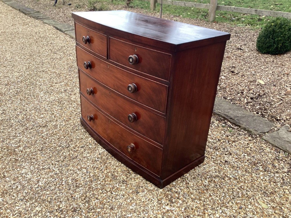 Antique Victorian mahogany chest of drawers View IV