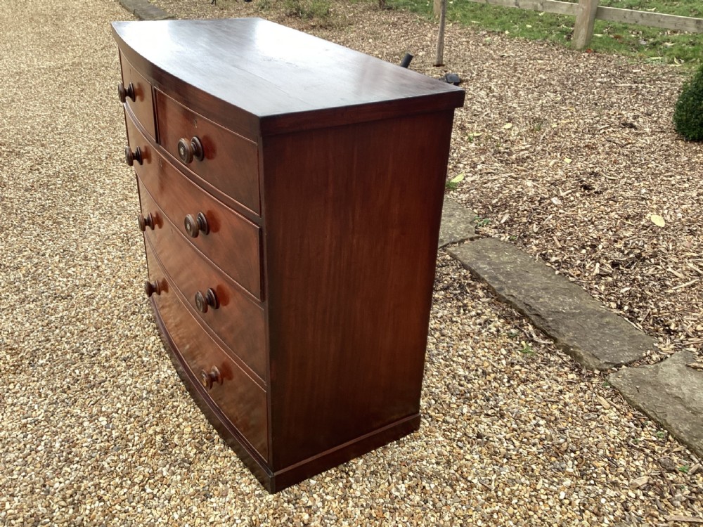 Antique Victorian mahogany chest of drawers View VI