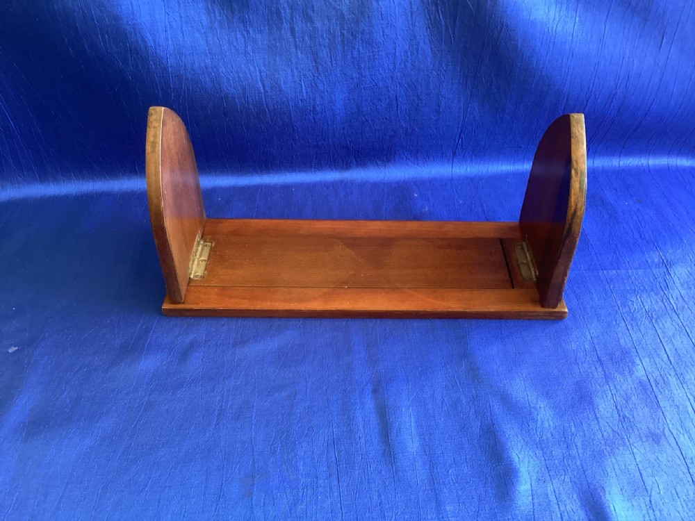 Victorian mahogany extending book slide  View IV