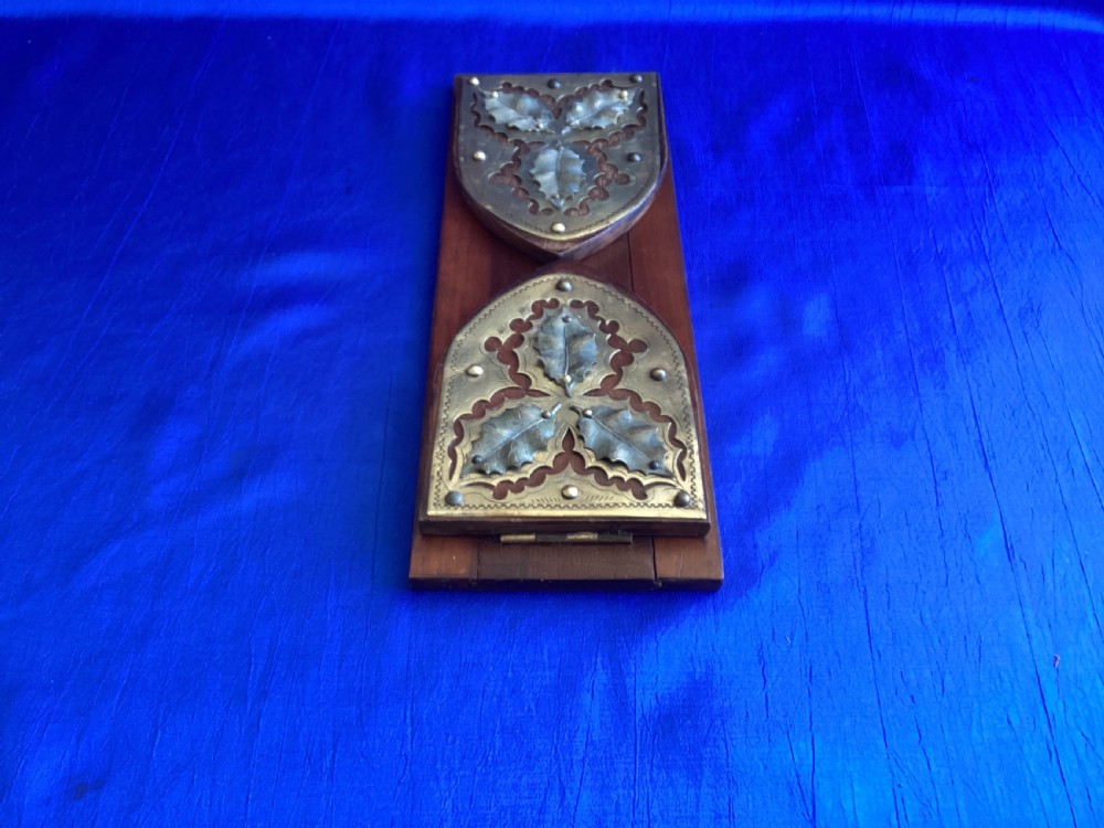 Victorian mahogany extending book slide  View V