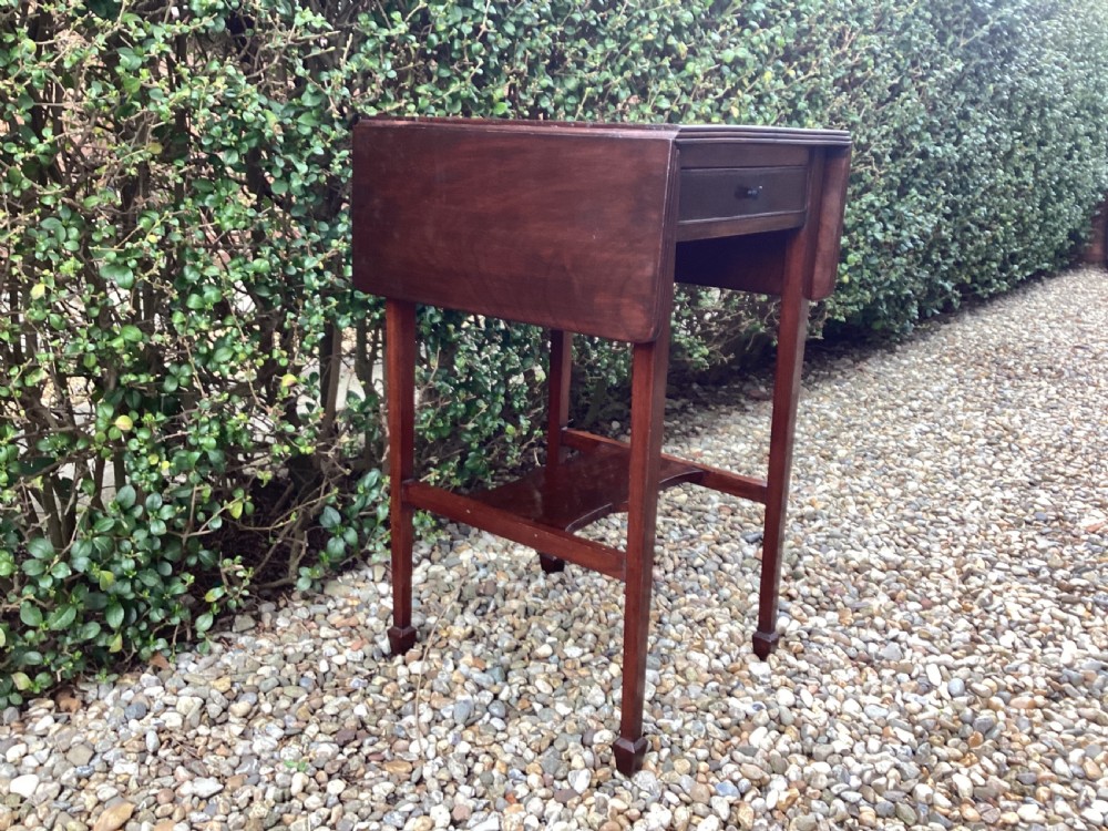 Antique Georgian mahogany side table View III