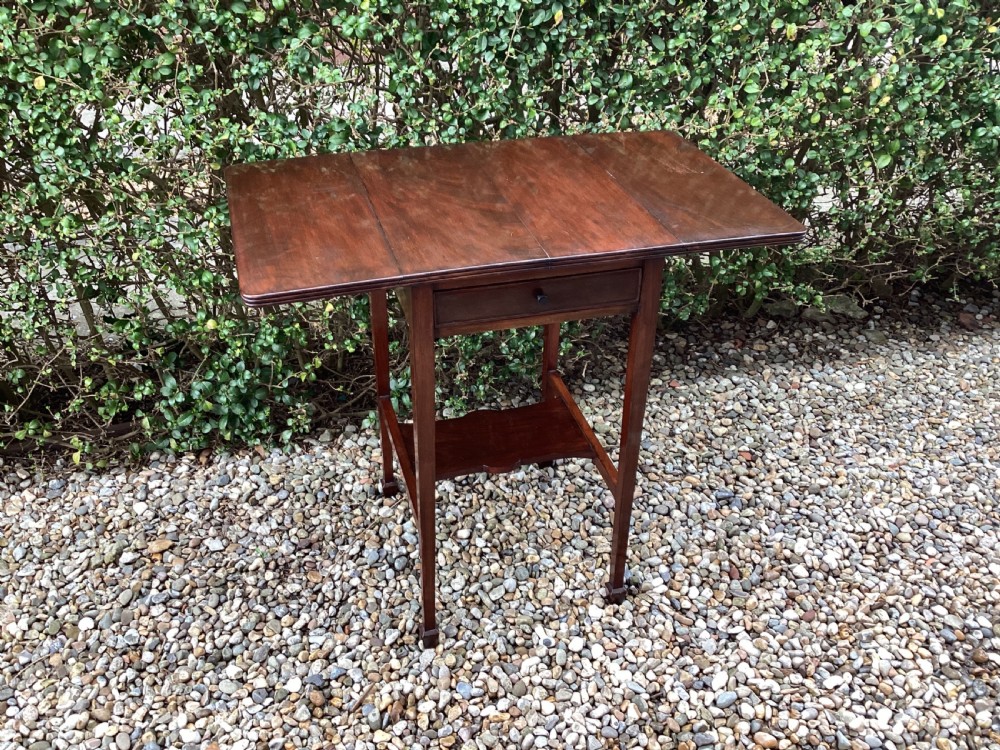 Antique Georgian mahogany side table View VI