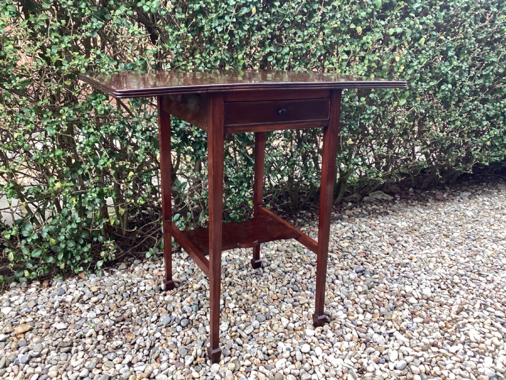 Antique Georgian mahogany side table View VII
