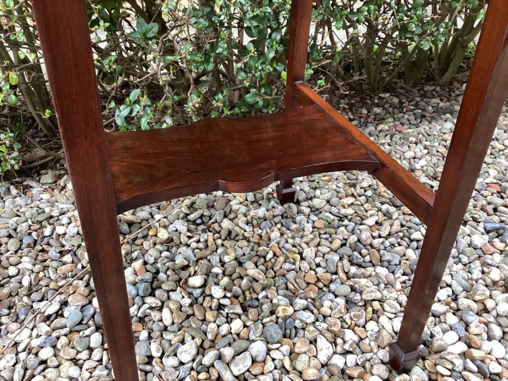 Antique Georgian mahogany side table View IX