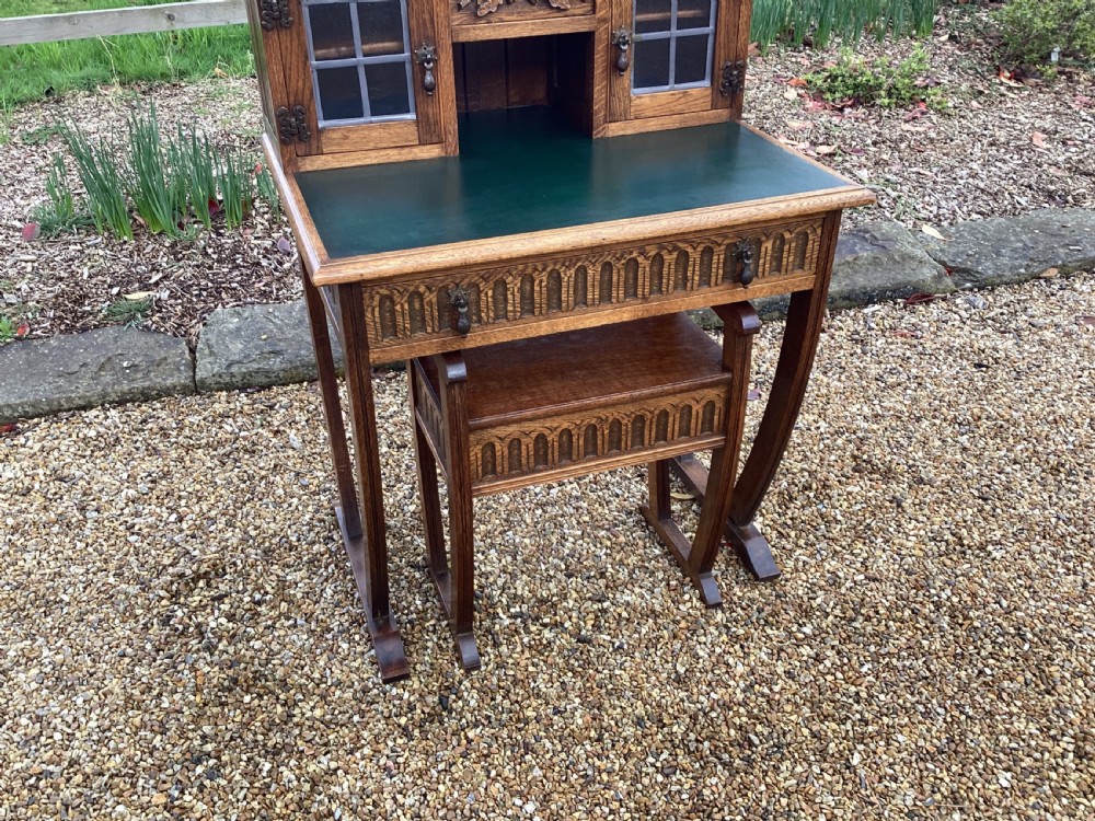 Vintage Arts and Crafts ladies writing desk  View IV