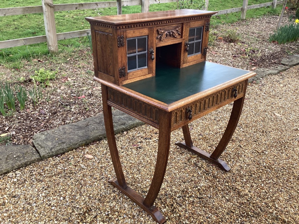 Vintage Arts and Crafts ladies writing desk  View VI