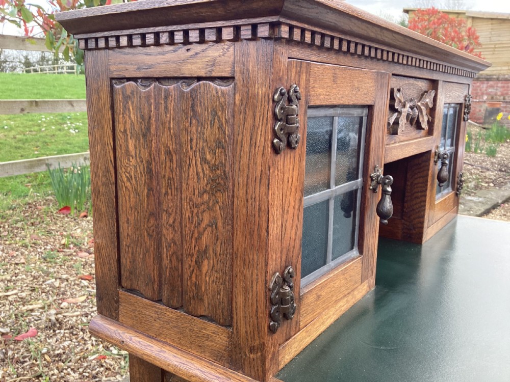 Vintage Arts and Crafts ladies writing desk  View VII