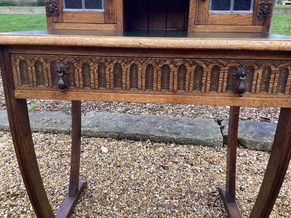 Vintage Arts and Crafts ladies writing desk  View XIV