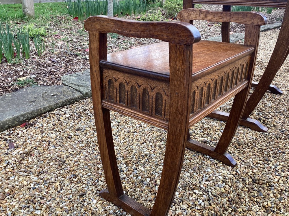 Vintage Arts and Crafts ladies writing desk  View XVI