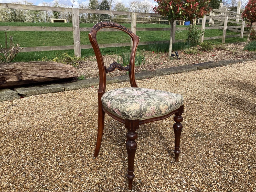 A Victorian walnut parlour suite View IX