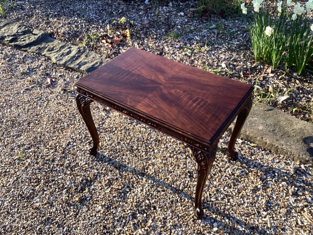 Edwardian walnut sofa table View III