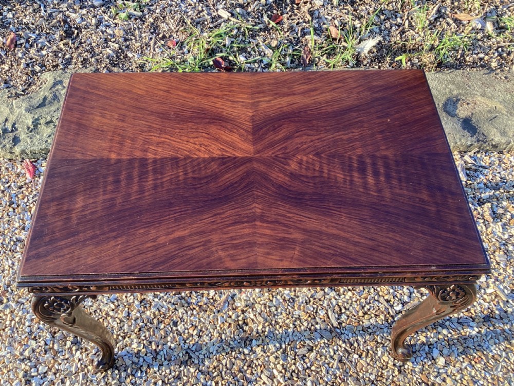Edwardian walnut sofa table View IV