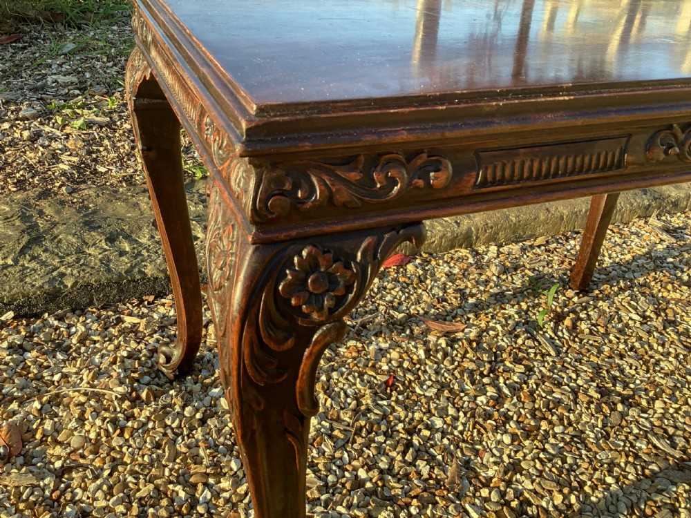 Edwardian walnut sofa table View V
