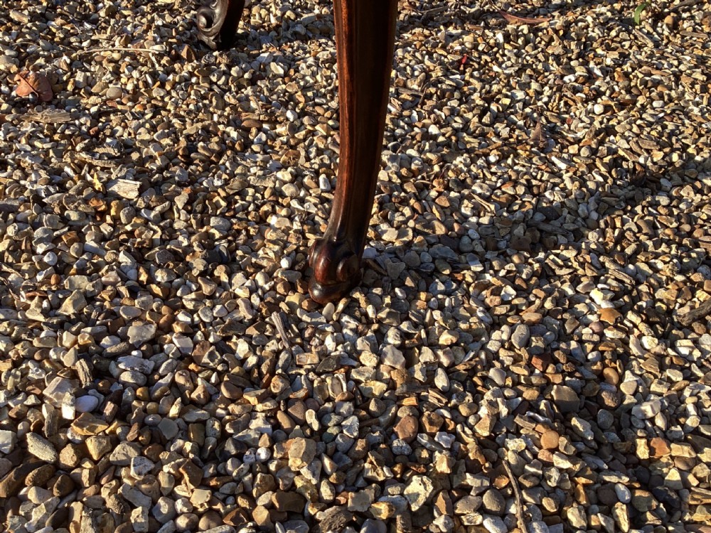 Edwardian walnut sofa table View VII