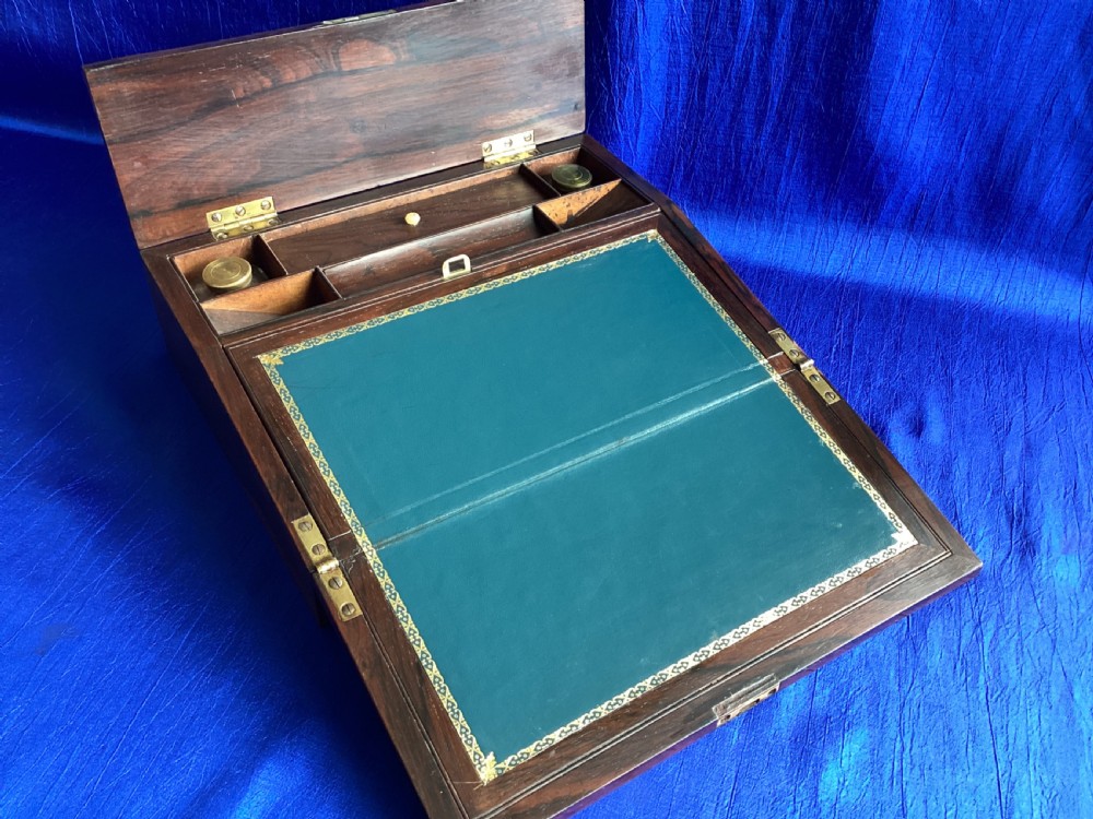 Victorian rosewood ladies  writing slope box View VII