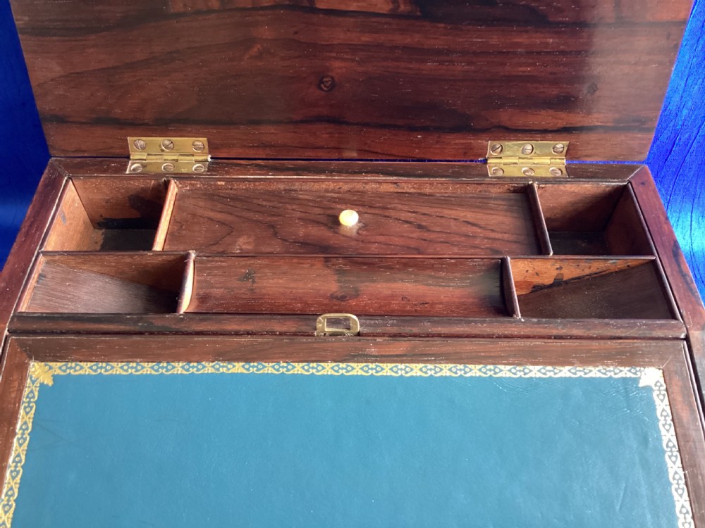 Victorian rosewood ladies  writing slope box View IX