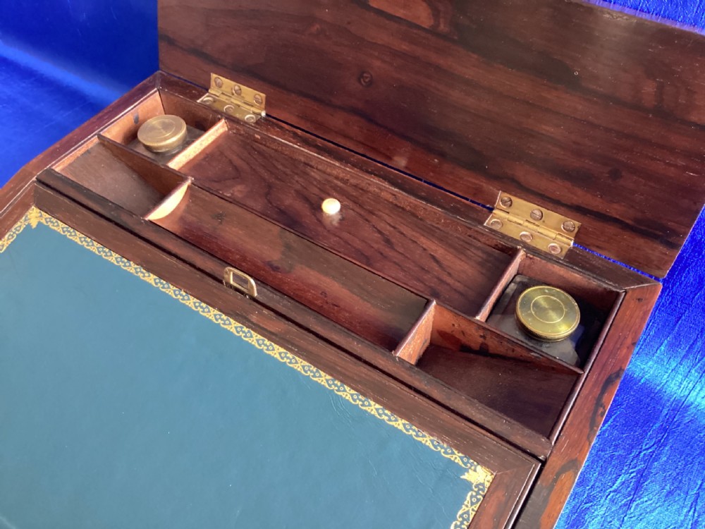 Victorian rosewood ladies  writing slope box View XII