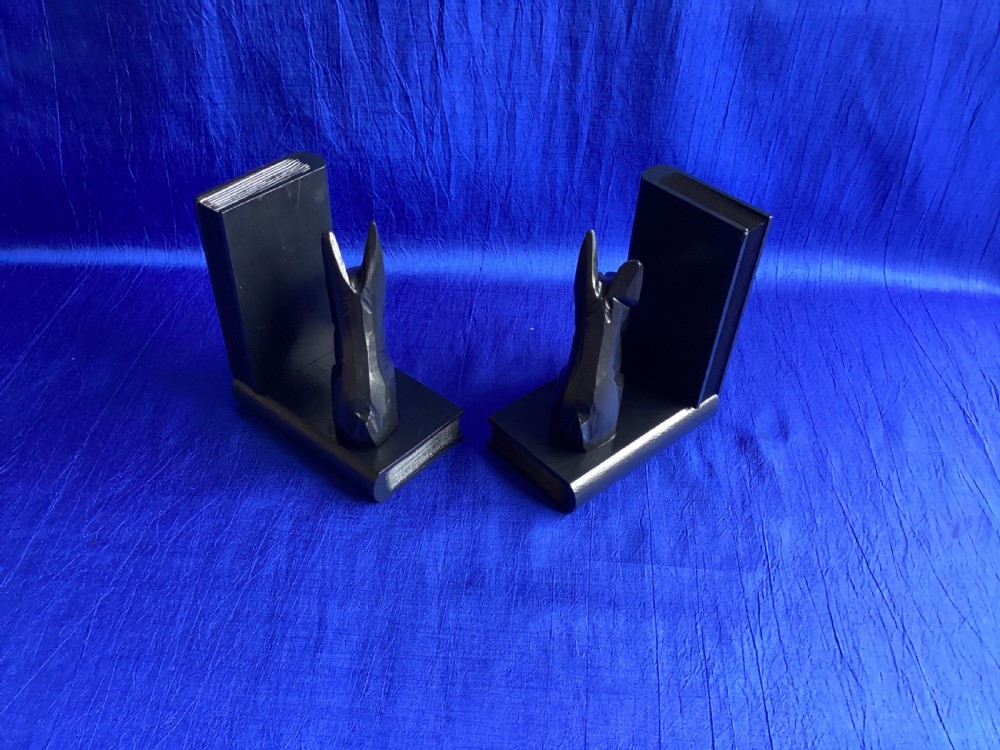 Antique Art Deco Scottie Westie book ends View IV