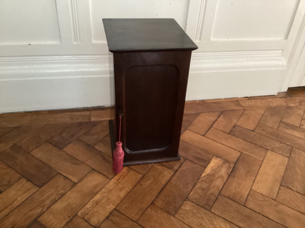 Antique mahogany table top cabinet View VI