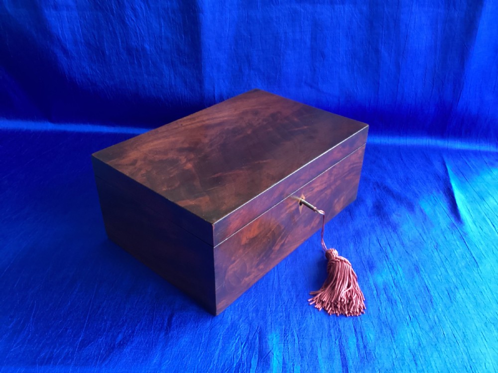 Antique Georgian mahogany keepsake box View IV
