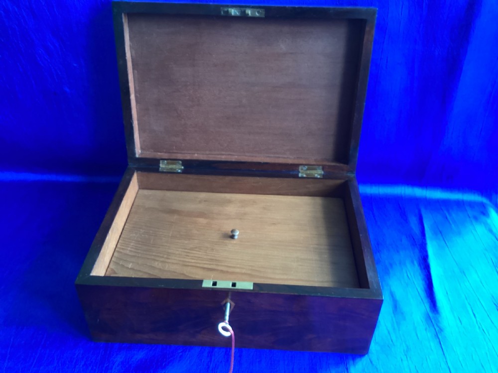 Antique Georgian mahogany keepsake box View VI
