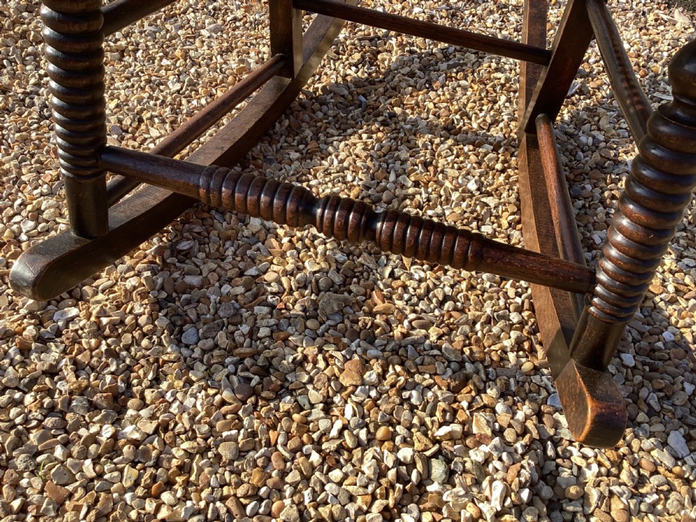 Antique Georgian mahogany childs rocking chair View VI