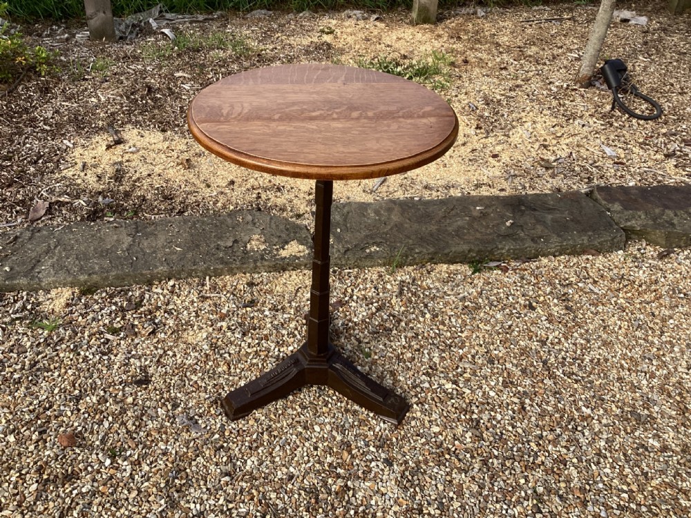 Antique French art deco Belfisotti bistro table 