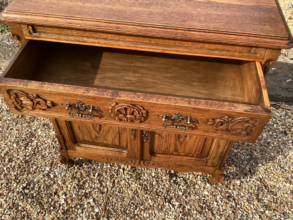 Antique French oak cupboard View III