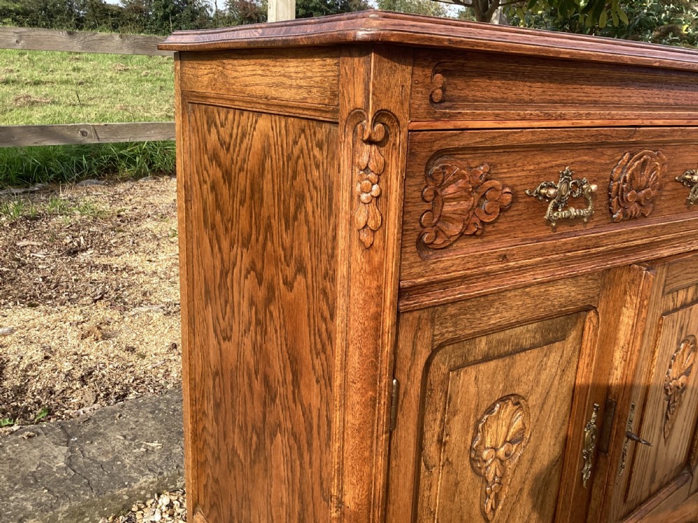 Antique French oak cupboard View VIII