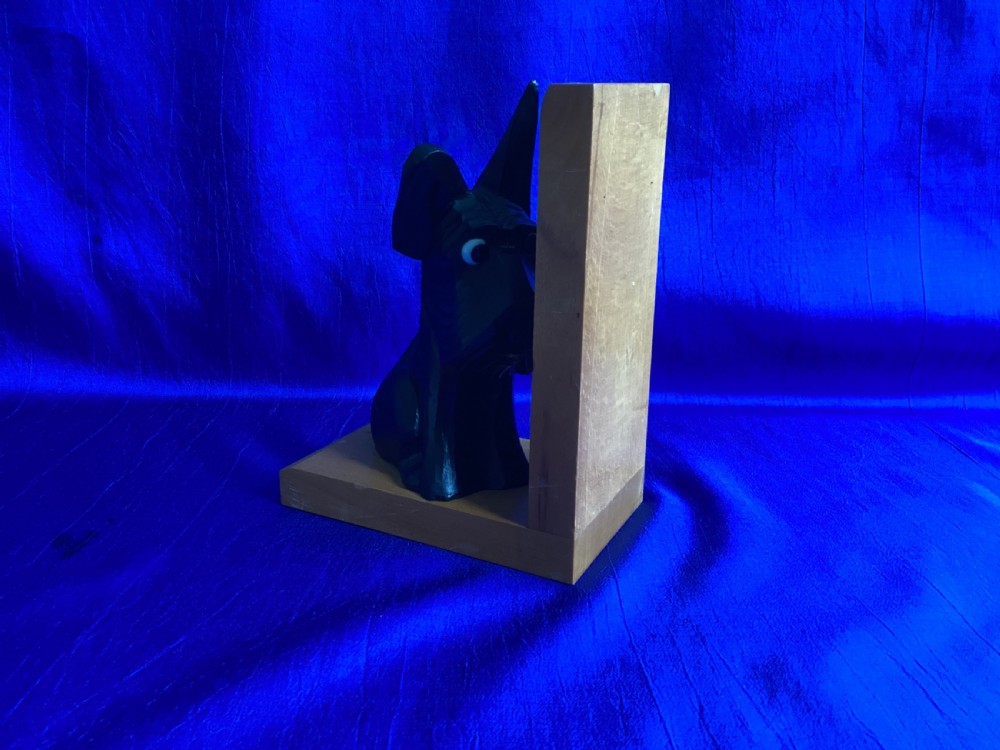 Antique Westie Scottie bookends View IV