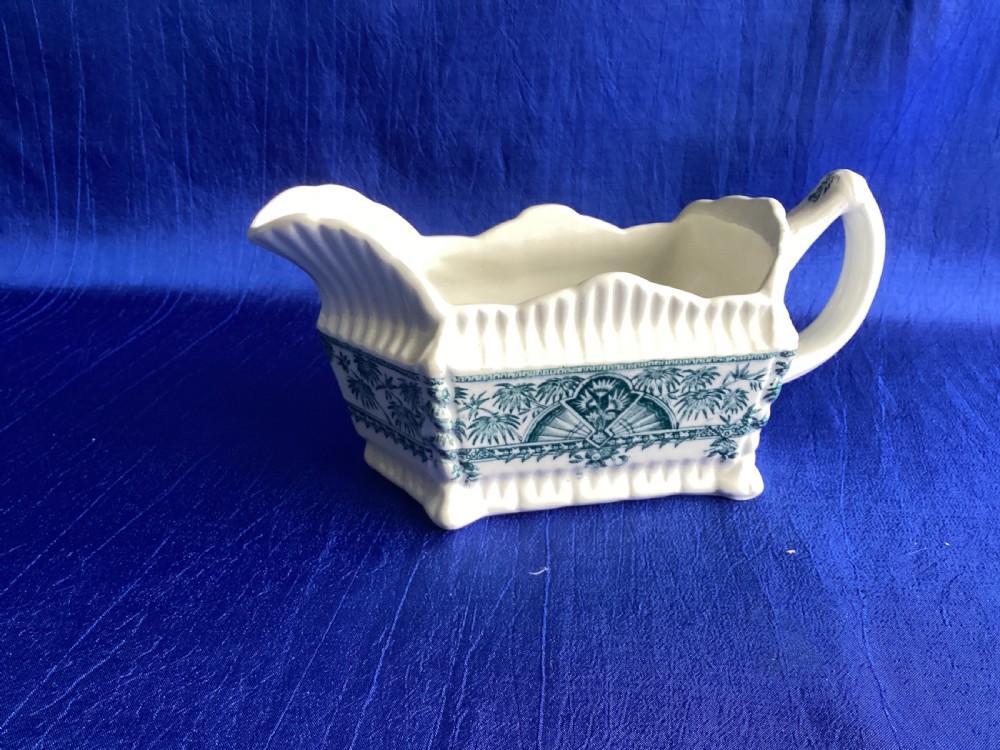 Victorian blue and white  aesthetic movement dinner service View VIII