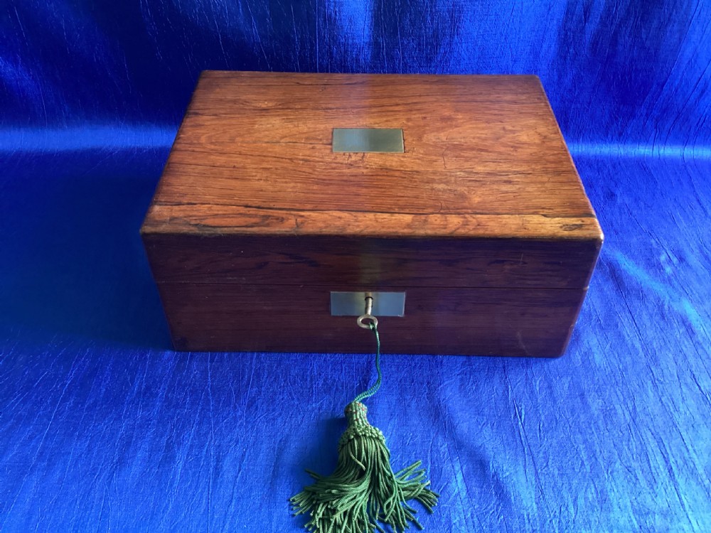 Victorian Rosewood  jewellery/watch box View II