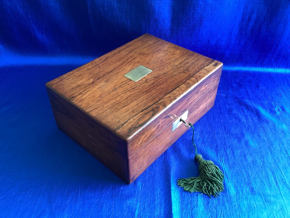 Victorian Rosewood  jewellery/watch box View III