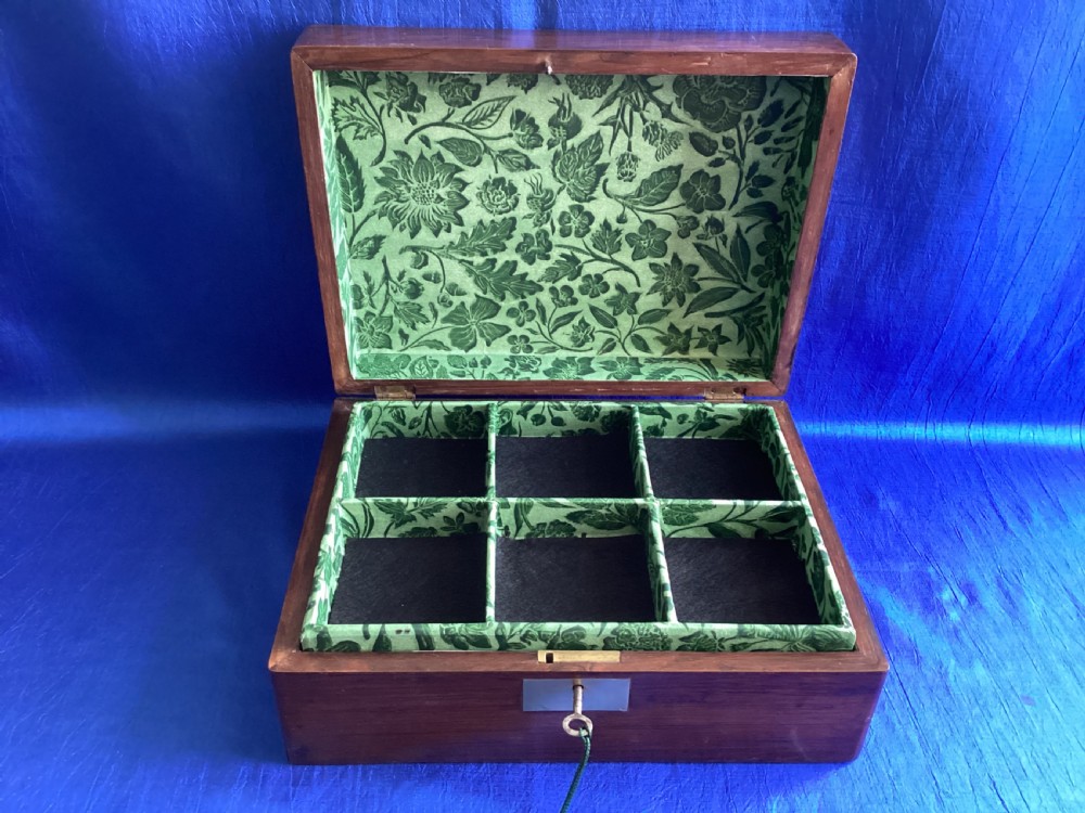Victorian Rosewood  jewellery/watch box View IV