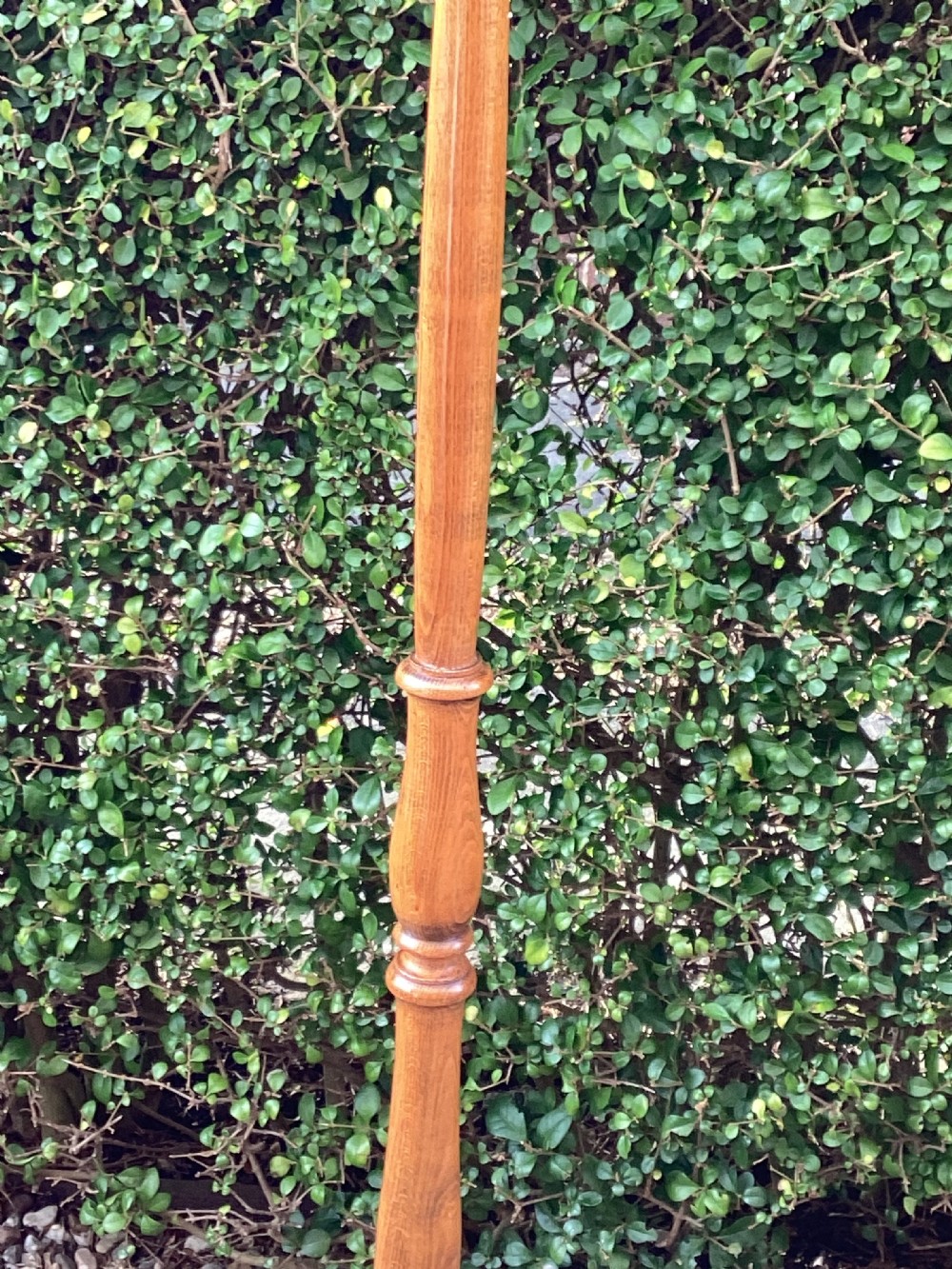 Edwardian oak standard lamp View III
