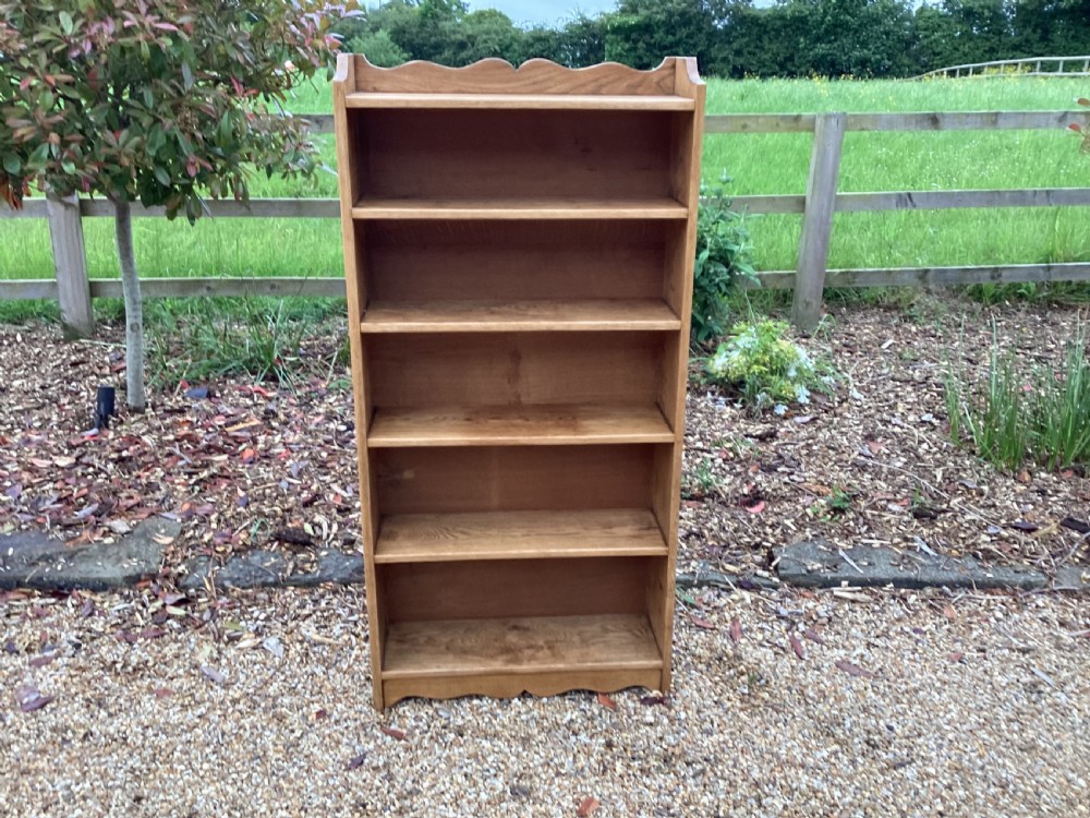Edwardian oak bookcase