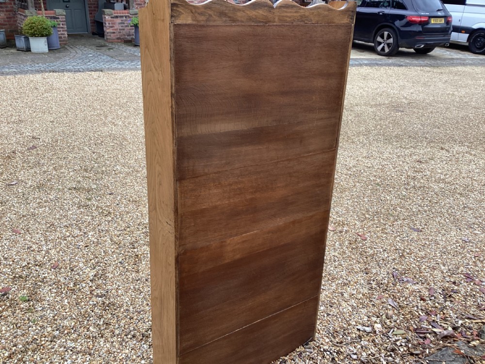 Edwardian oak bookcase View V