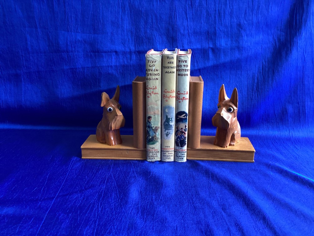 Antique set of Westie/ Scottie bookends