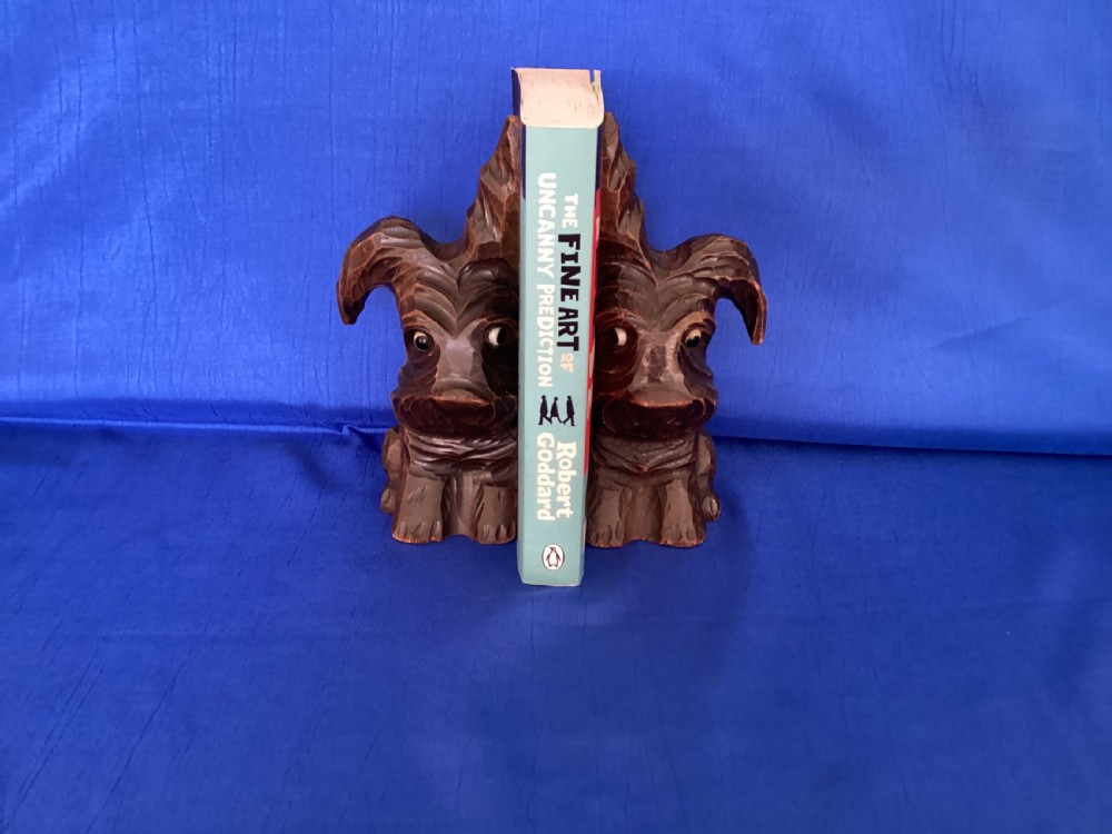 Antique pair of westie/scottie bookends View IV