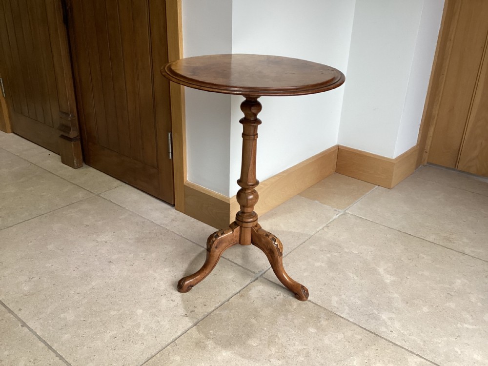 Victorian walnut wine table